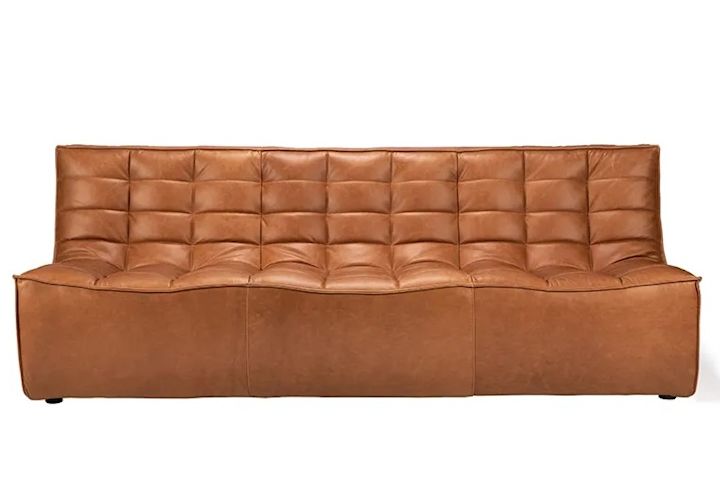 N701 lädersoffa från varumärket Ethnicraft.