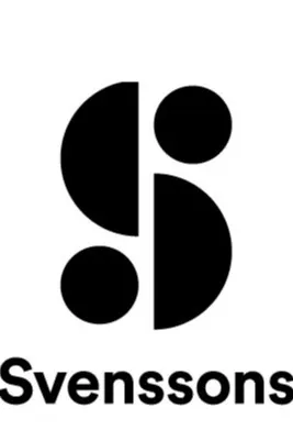 Bild som föreställer Svenssons logotyp i form av ett svart S.