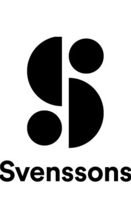 Bild som föreställer Svenssons logotyp i form av ett svart S.